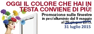 Promozione sulle finestre pvc/alluminio Internorm
