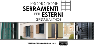Promozione serramenti per esterni Dierre